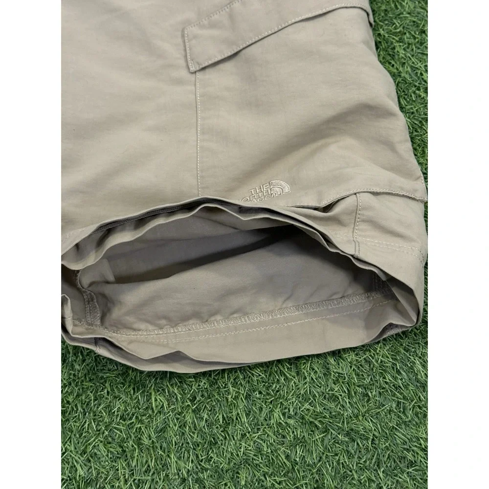 North Face Shorts Mens 36‎ Khaki Brown TCV4 Hiking Outdoors Athletic
